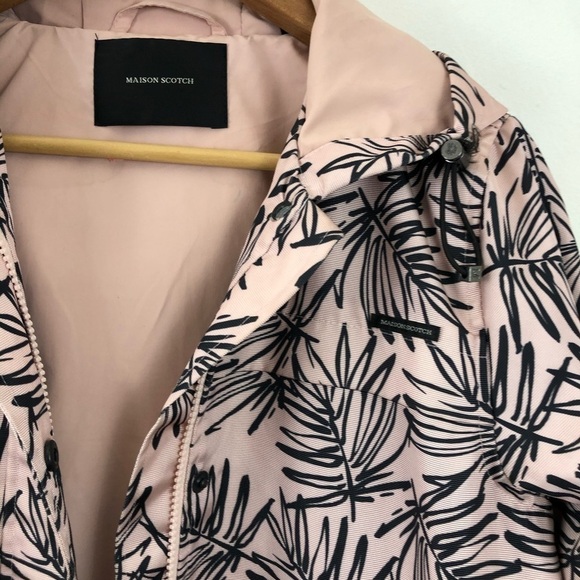 Maison Scotch Tropical Neoprene Hooded Jacket XS - Picture 6 of 14